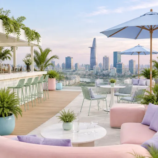 Elevated evenings: where to find a refined rooftop bar in Saigon’s district 1